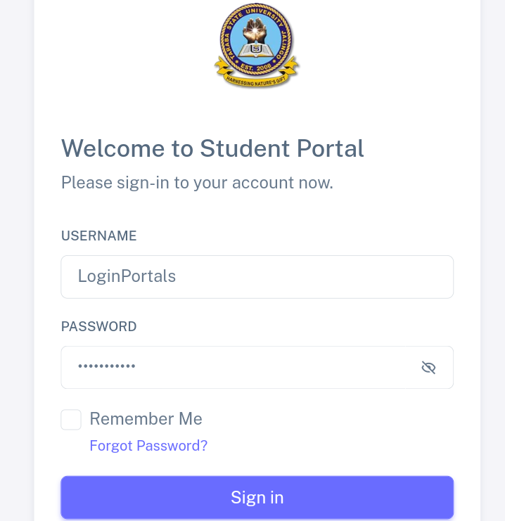 TSU Student Login Portal: Taraba State University